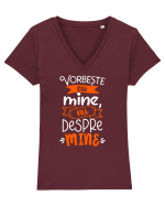 Vorbește cu mine Tricou mânecă scurtă guler V Damă Evoker