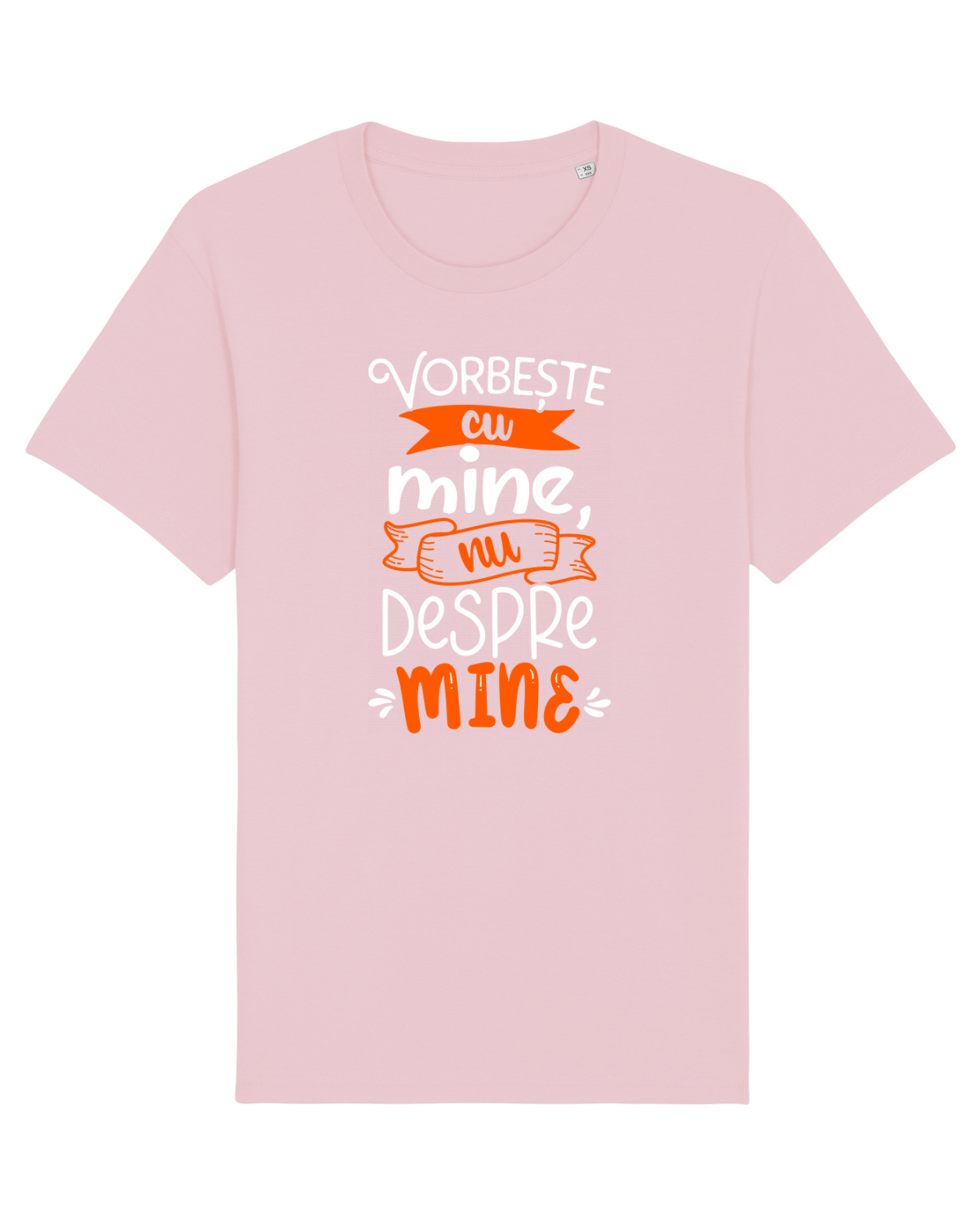 Tricou mânecă scurtă Unisex Rocker Cotton Pink