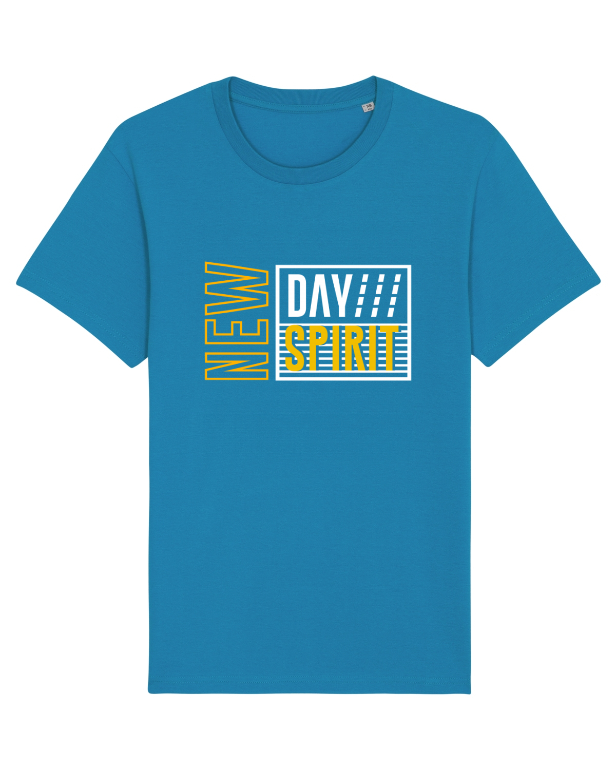 Tricou mânecă scurtă Unisex Rocker Azur