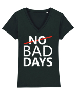 No Bad Days Tricou mânecă scurtă guler V Damă Evoker
