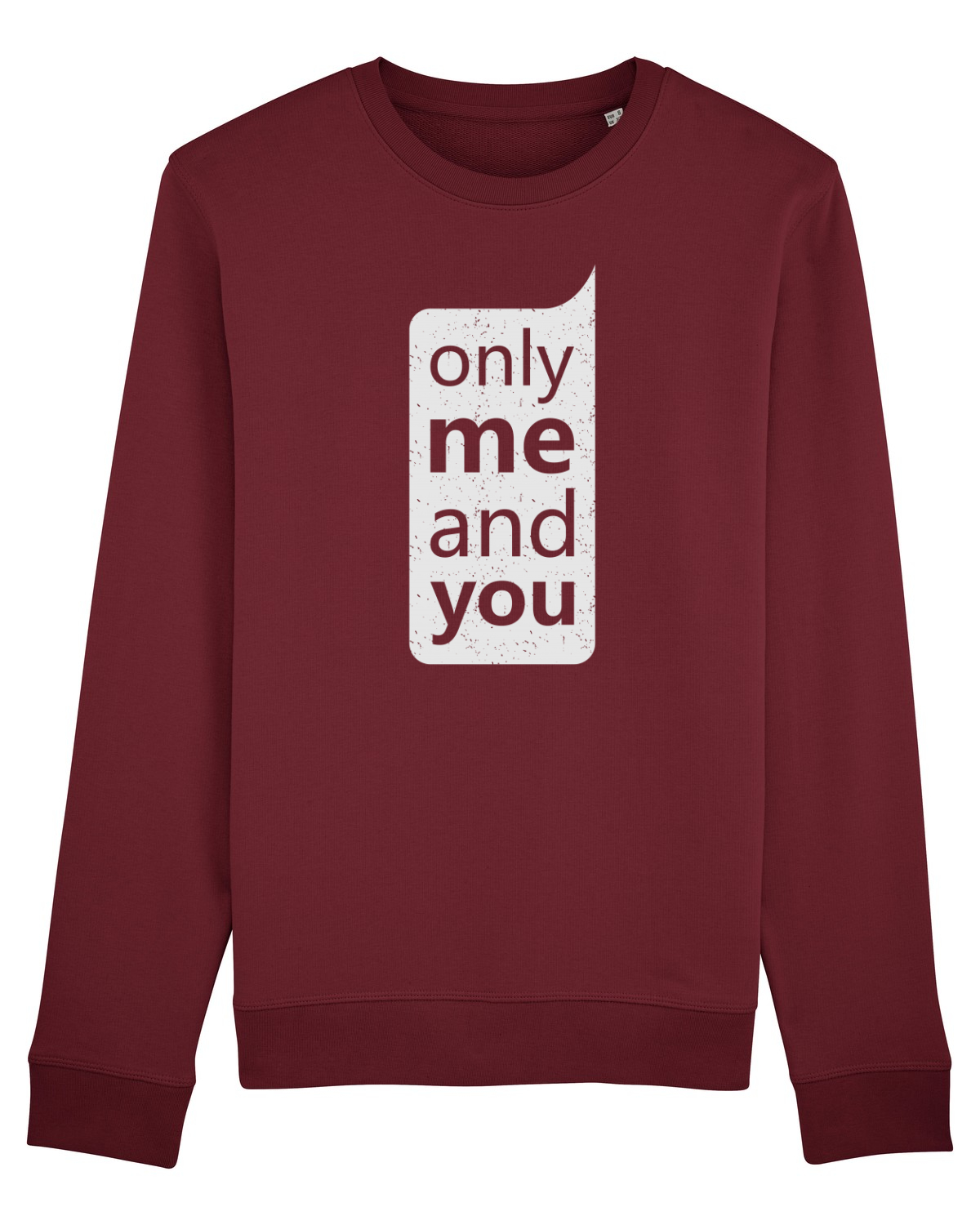 Bluză mânecă lungă Unisex Rise Burgundy
