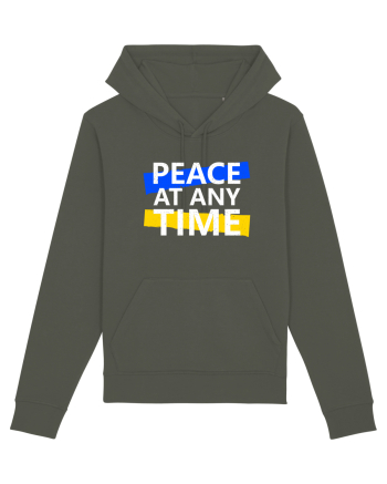 Peace At Any Time Stop War Khaki