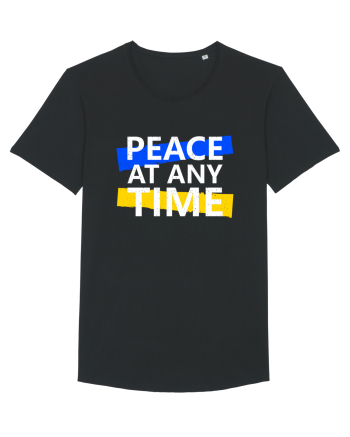Peace At Any Time Stop War Black