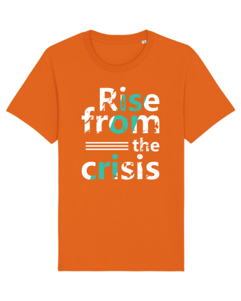 Rise From The Crisis Bright Orange