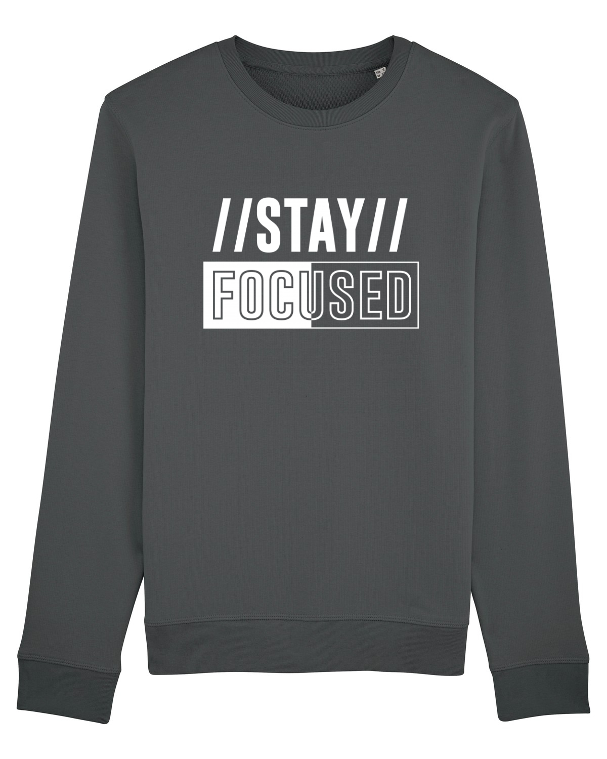 Bluză mânecă lungă Unisex Rise Anthracite