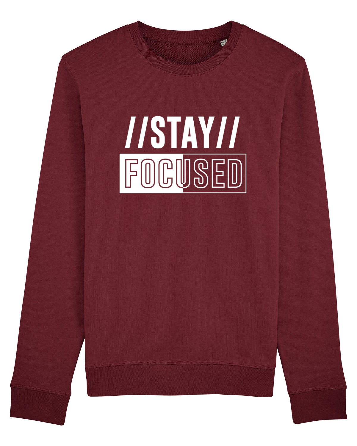 Bluză mânecă lungă Unisex Rise Burgundy