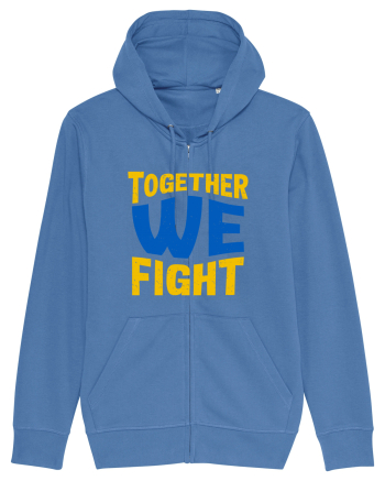 Together We Fight Stop War Bright Blue