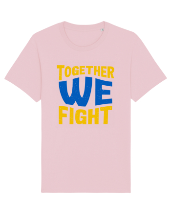 Together We Fight Stop War Cotton Pink