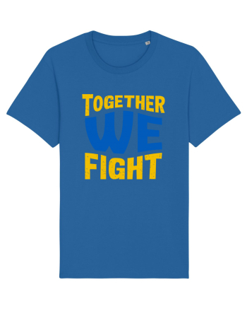 Together We Fight Stop War Royal Blue