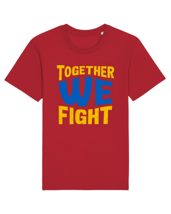 Together We Fight Stop War Red