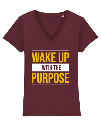 Wake Up With A Purpose Burgundy