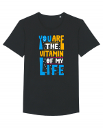 You Are The Vitamin Of My Life Tricou mânecă scurtă guler larg Bărbat Skater