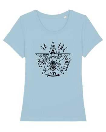 Occult Tetragrammaton Sigil Sky Blue