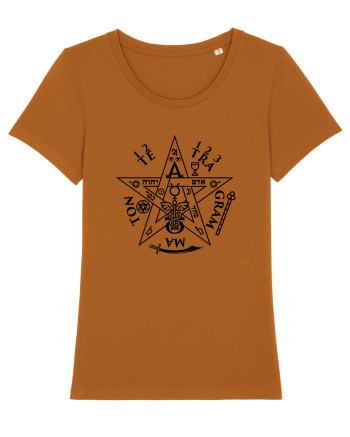 Occult Tetragrammaton Sigil Roasted Orange