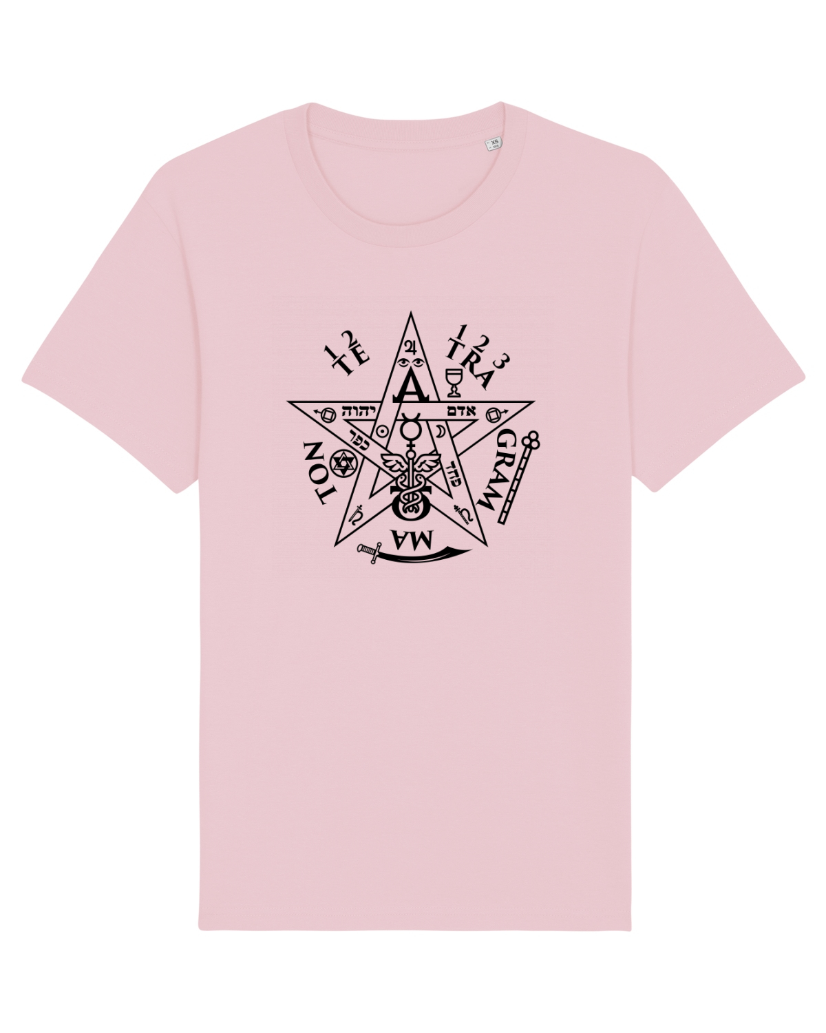 Tricou mânecă scurtă Unisex Rocker Cotton Pink