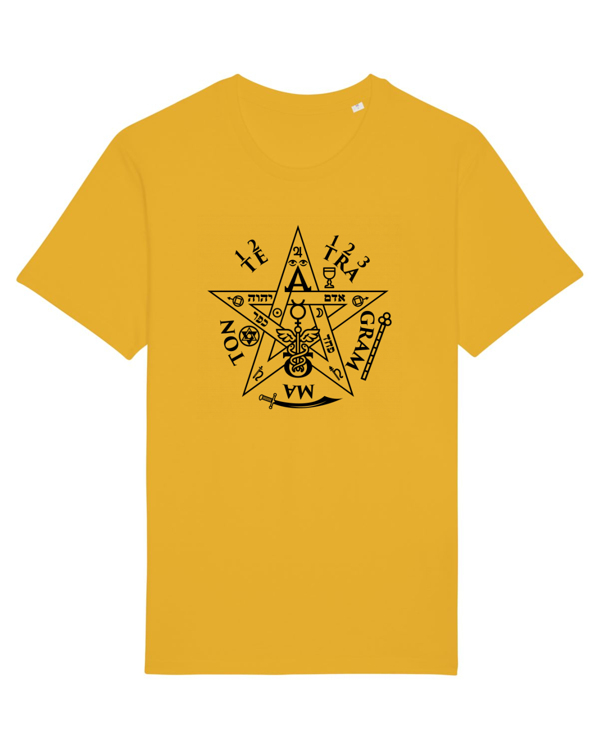 Tricou mânecă scurtă Unisex Rocker Spectra Yellow