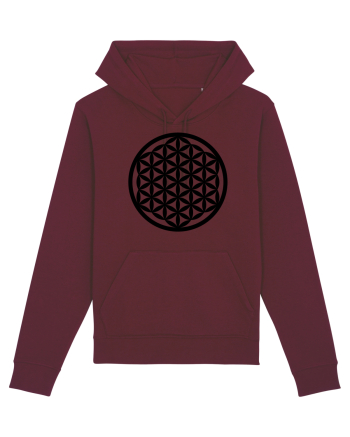 Flower of Life Burgundy