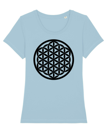 Flower of Life Sky Blue