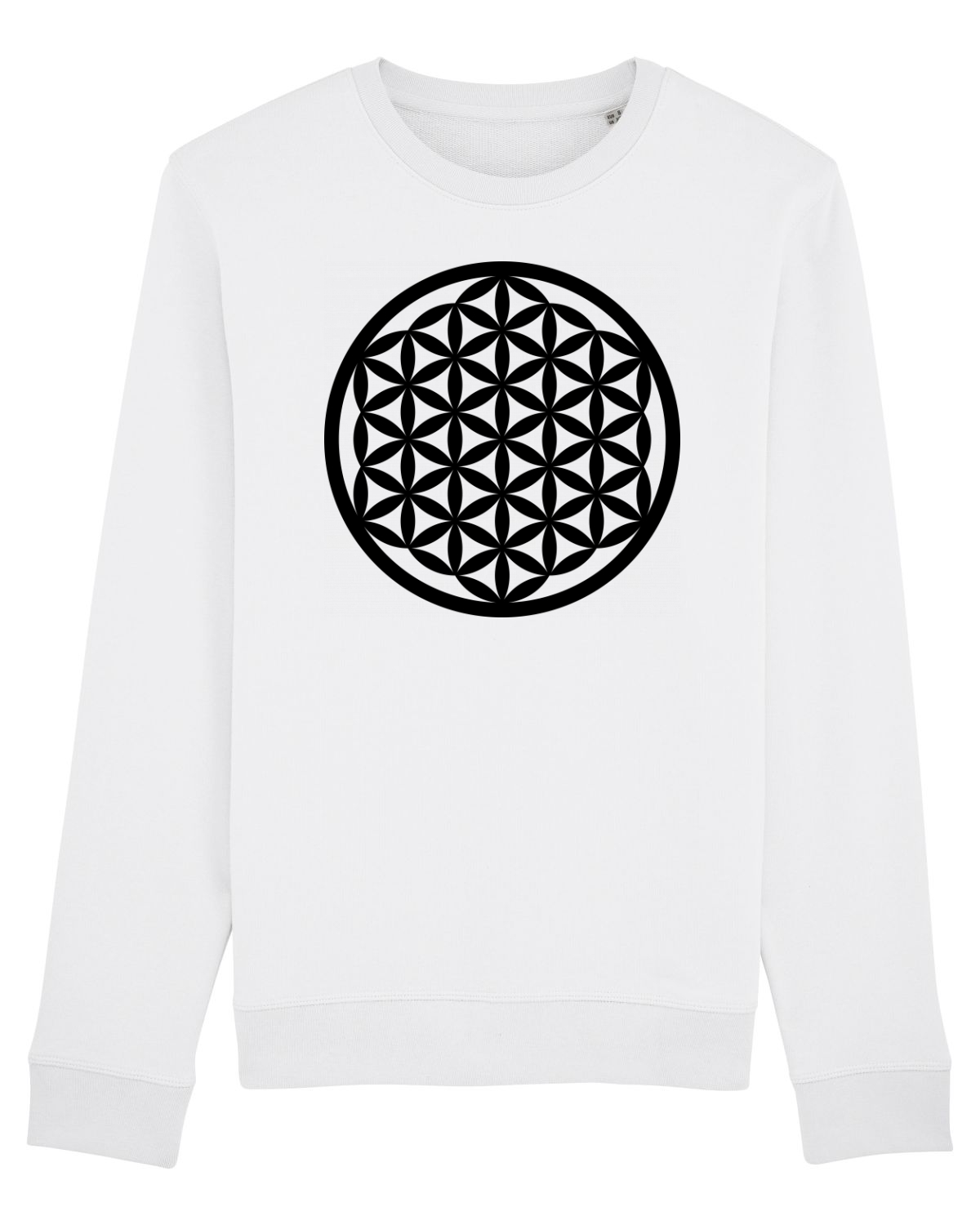 Bluză mânecă lungă Unisex Rise White