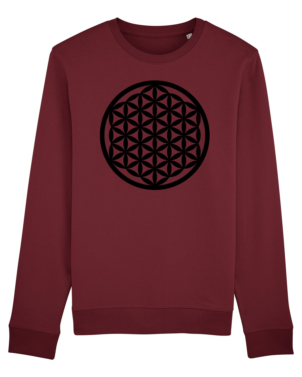 Bluză mânecă lungă Unisex Rise Burgundy