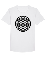Flower of Life Tricou mânecă scurtă guler larg Bărbat Skater