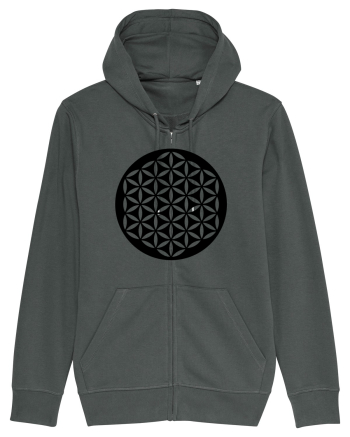 Flower of Life Anthracite