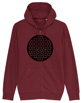Flower of Life Burgundy