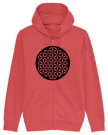 Flower of Life Carmine Red