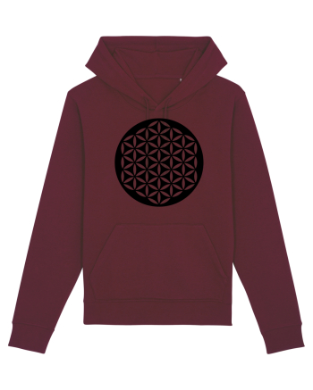 Flower of Life Burgundy