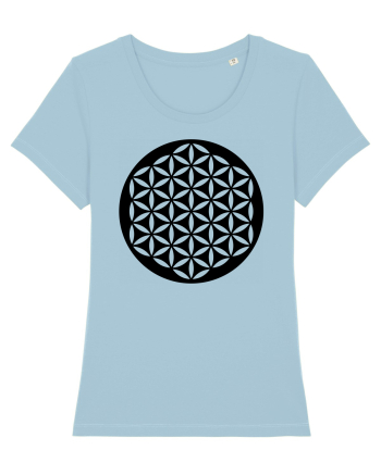 Flower of Life Sky Blue