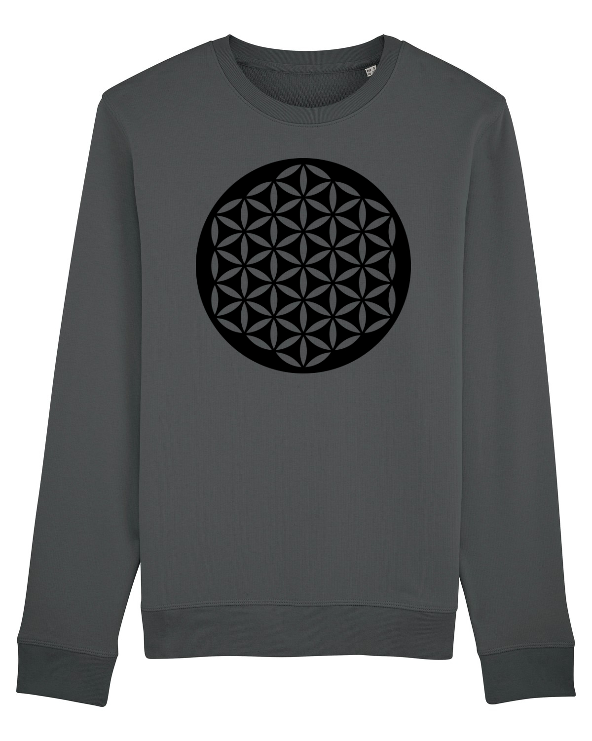 Bluză mânecă lungă Unisex Rise Anthracite