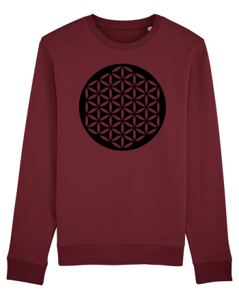 Flower of Life Burgundy