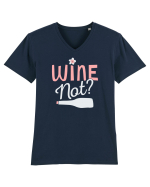 Wine Not? Tricou mânecă scurtă guler V Bărbat Presenter