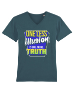 TRUTH Tricou mânecă scurtă guler V Bărbat Presenter