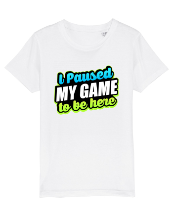 I paused my game to be here White