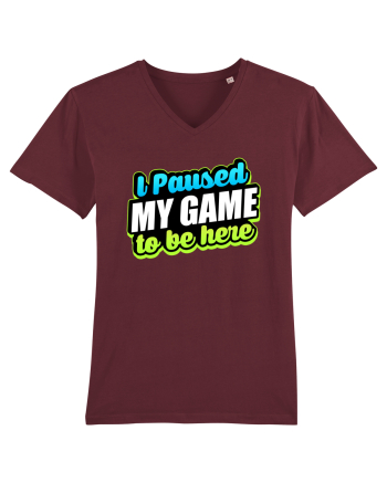 I paused my game to be here Burgundy