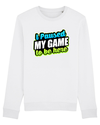I paused my game to be here White