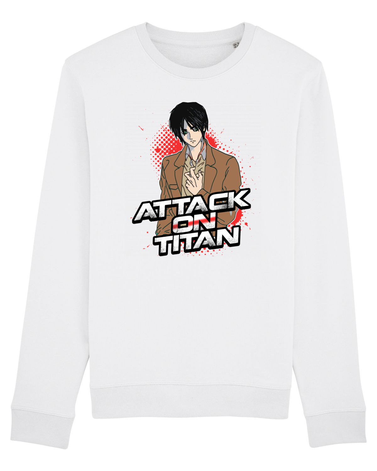 Bluză mânecă lungă Unisex Rise White