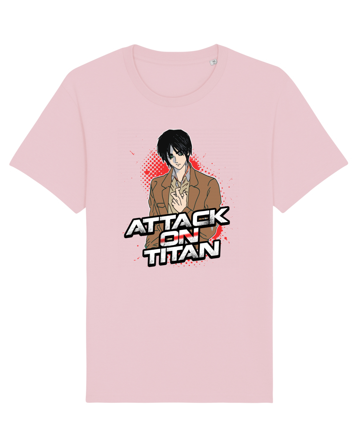 Tricou mânecă scurtă Unisex Rocker Cotton Pink