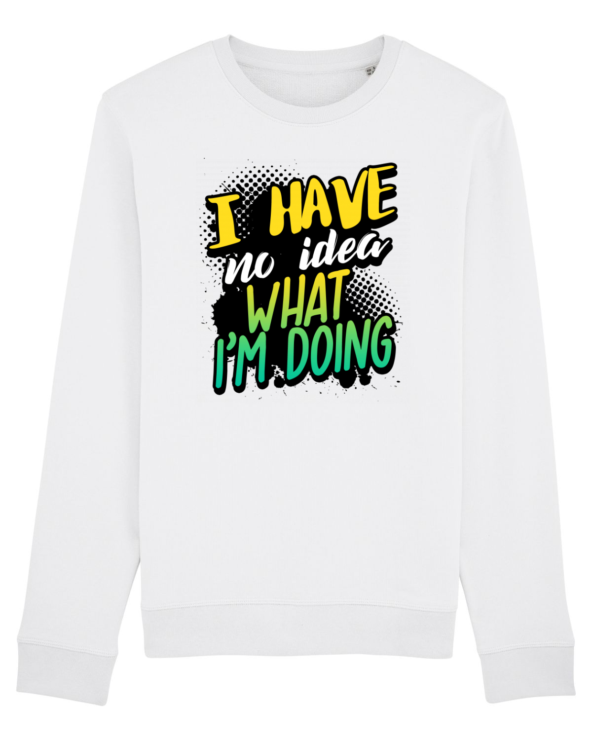 Bluză mânecă lungă Unisex Rise White