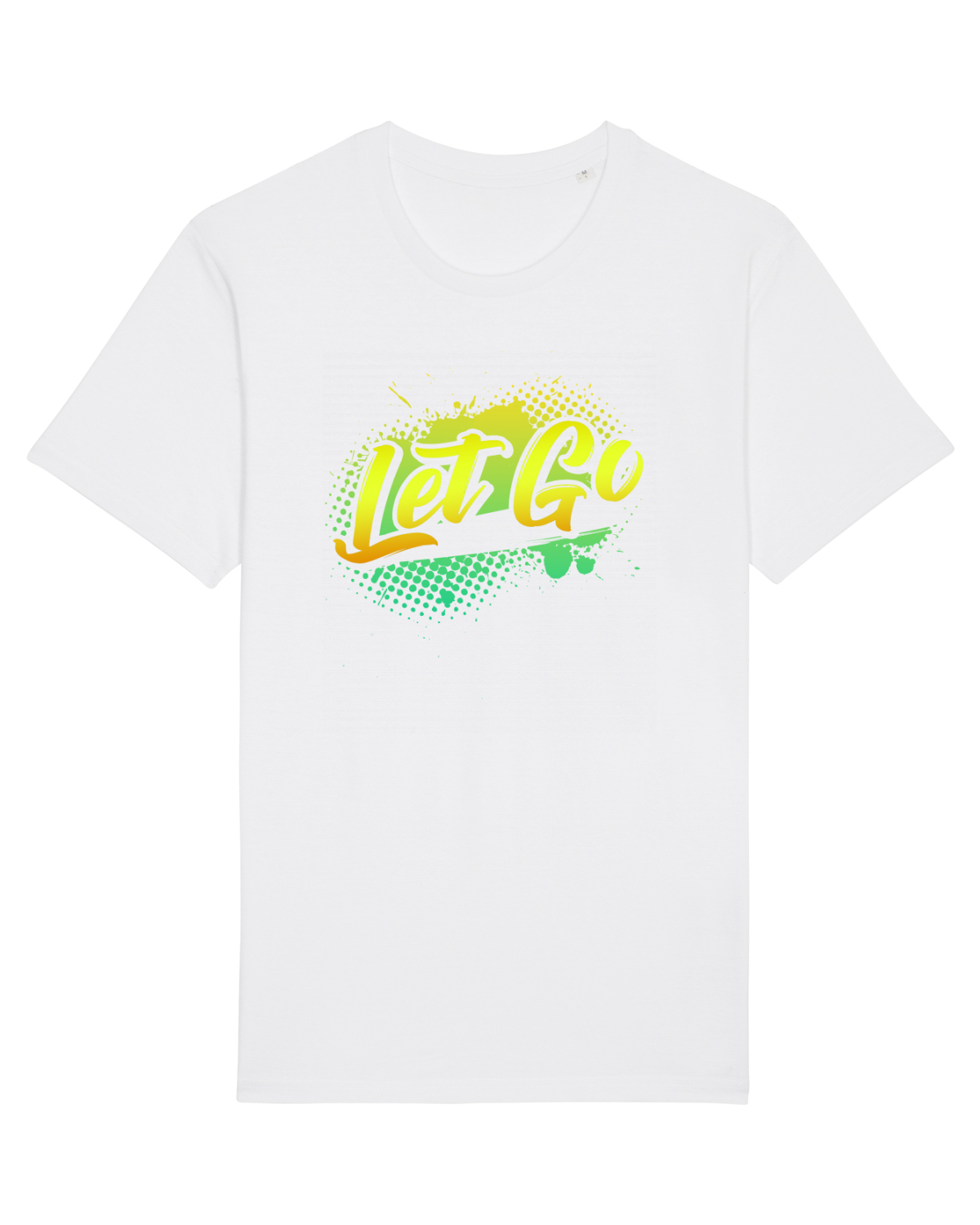 Tricou mânecă scurtă Unisex Rocker White