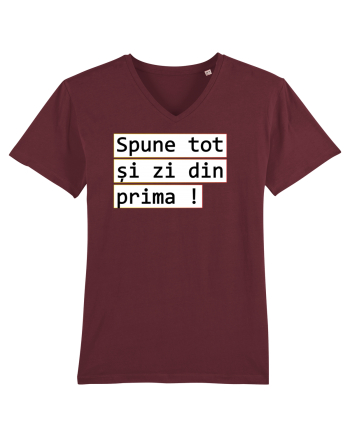 Spune tot și zi din prima! Burgundy