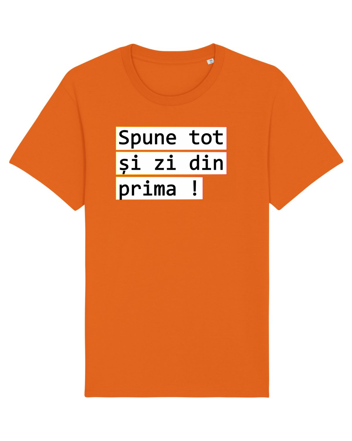 Tricou mânecă scurtă Unisex Rocker Bright Orange