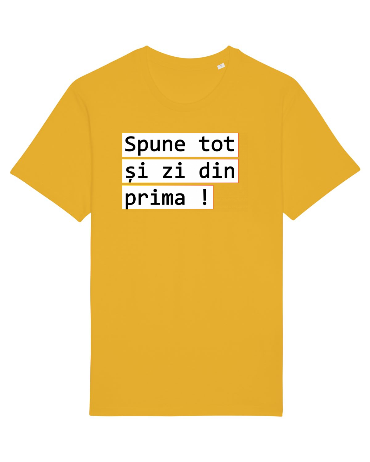 Tricou mânecă scurtă Unisex Rocker Spectra Yellow