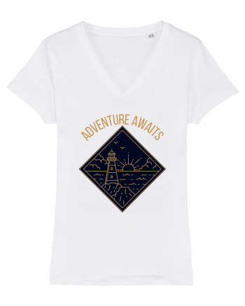 Adventure Awaits  White