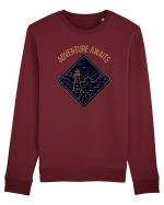 Adventure Awaits  Bluză mânecă lungă Unisex Rise