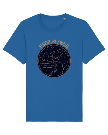 Adventure Awaits  Royal Blue