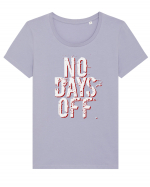 NO DAYS OFF Tricou mânecă scurtă guler larg fitted Damă Expresser