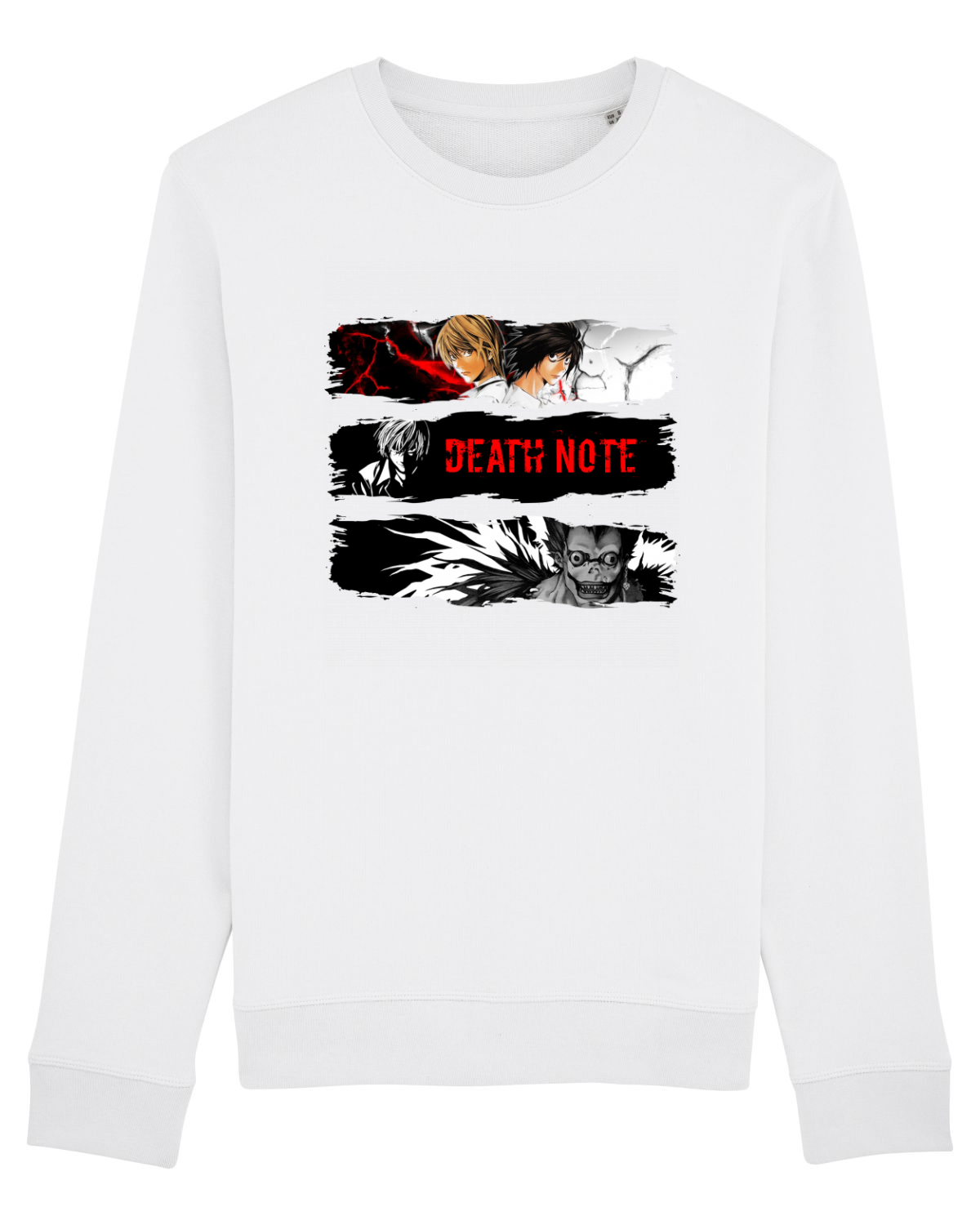 Bluză mânecă lungă Unisex Rise White