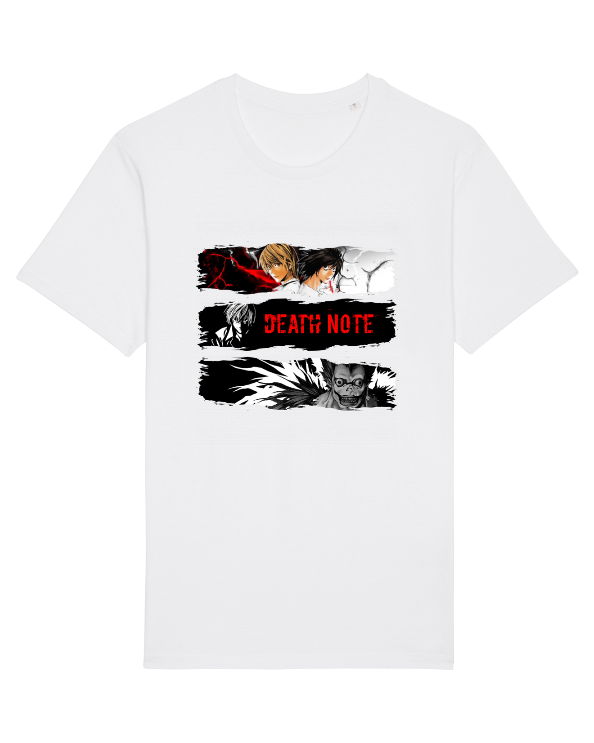 Tricou mânecă scurtă Unisex Rocker White